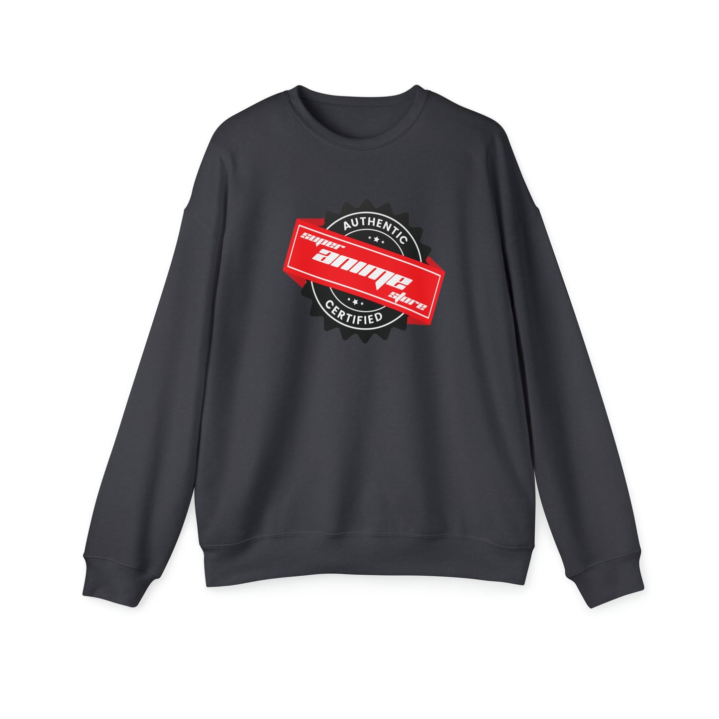 Super Anime Store Authentisches, zertifiziertes Unisex-Sweatshirt mit tief angesetzter Schulterpartie