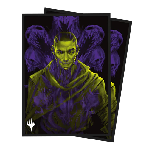 Ultra PRO: Standard 100ct Sleeves - Duskmourn Alt Art Key Character PW (Kaito, Bane of Nightmares)