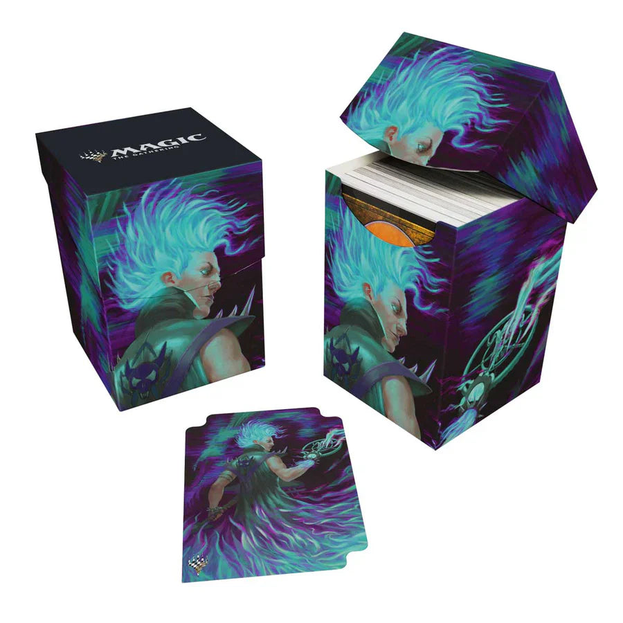 Ultra PRO Magic: The Gathering: 100+ Deck Box - Aetherdrift (Winter, Cursed Rider)