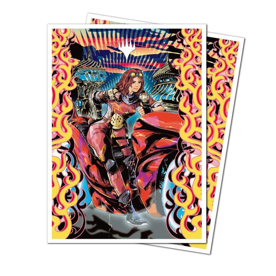 Ultra PRO Magic: The Gathering - Apex Sleeves 105ct - Aetherdrift (Chandra, Spark Hunter)