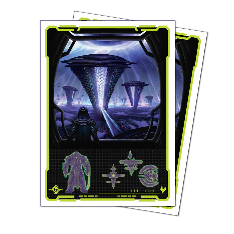 Ultra PRO Magic: The Gathering - Apex Sleeves 105ct - Edge of Eternities (Susur Secundi, Void Altar)