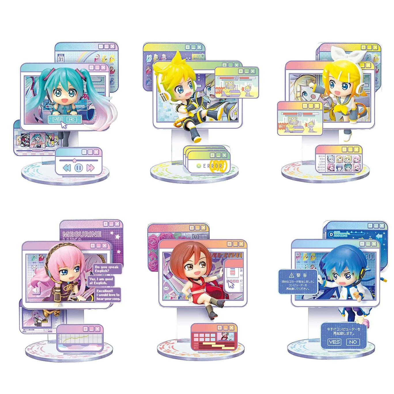 Hatsune Miku Series WINDOW FIGURE Collection Blind Box (1 Blind Box)