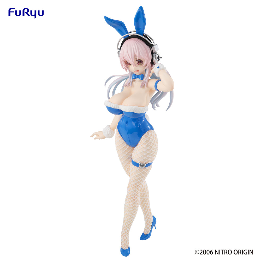 Super Sonico - Super Sonico BiCute Bunnies Figure (Blue Rabbit Ver.)