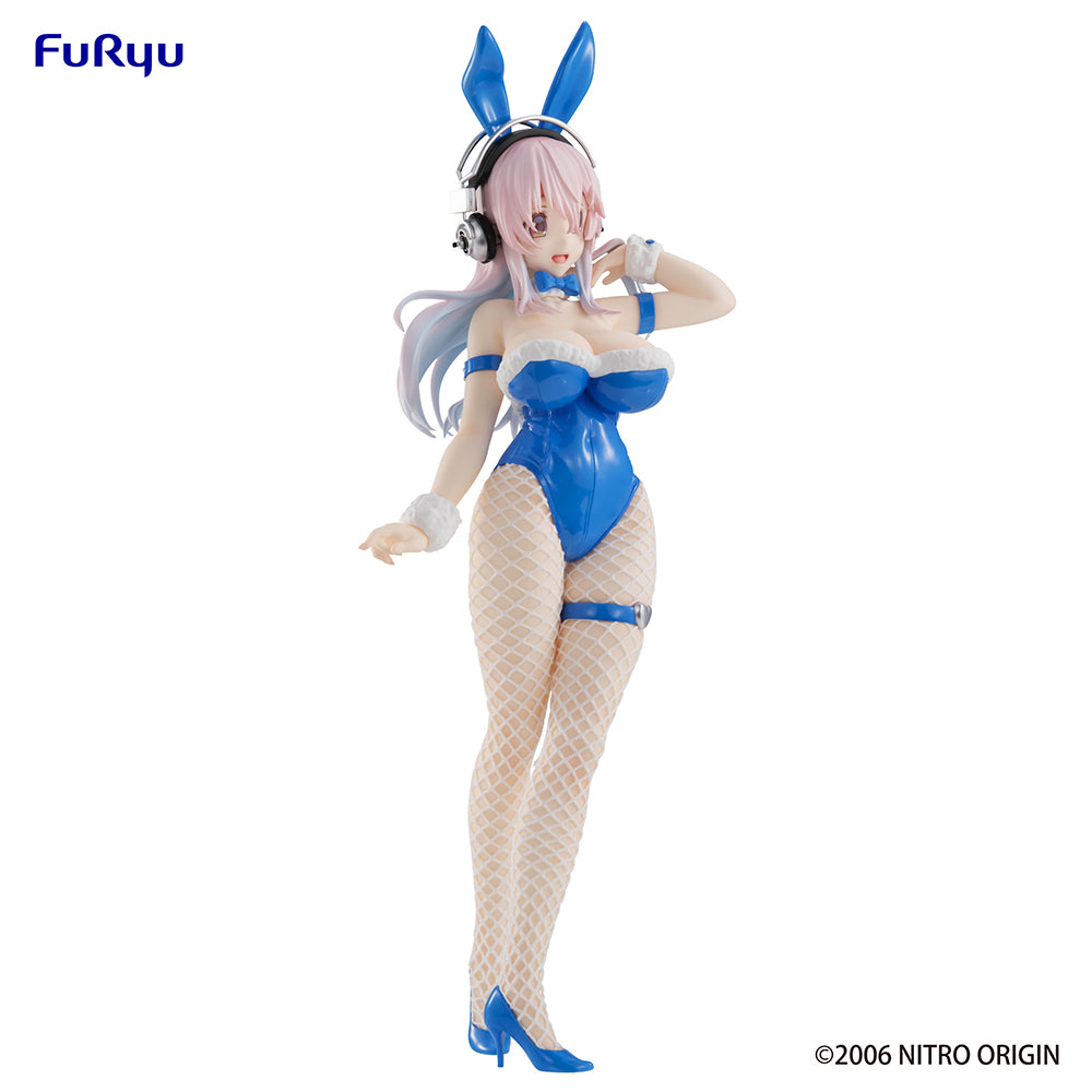 Super Sonico - Super Sonico BiCute Bunnies Figure (Blue Rabbit Ver.)