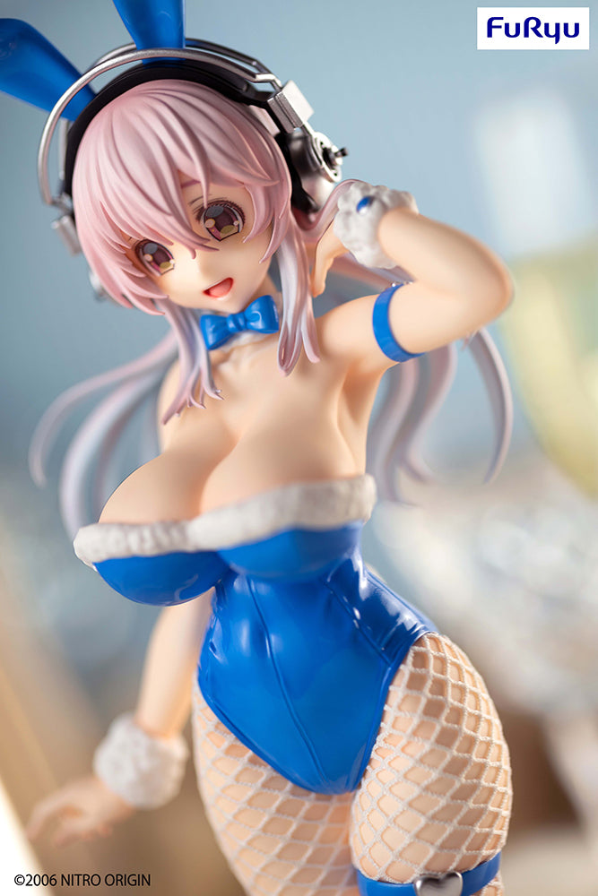 Super Sonico - Super Sonico BiCute Bunnies Figure (Blue Rabbit Ver.)