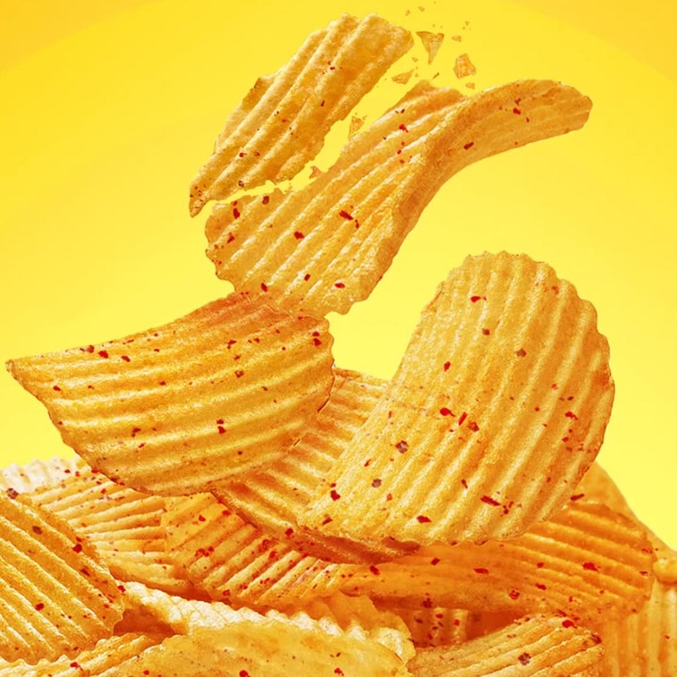 Lay's Korean Kimchi Potato Chips 2.46oz - Authentic Asian Spicy Snack