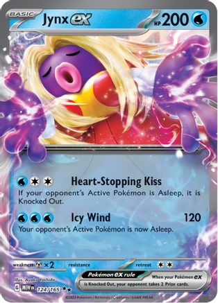 Jynx ex 124/165 - SV Scarlet & Violet 151 Holofoil