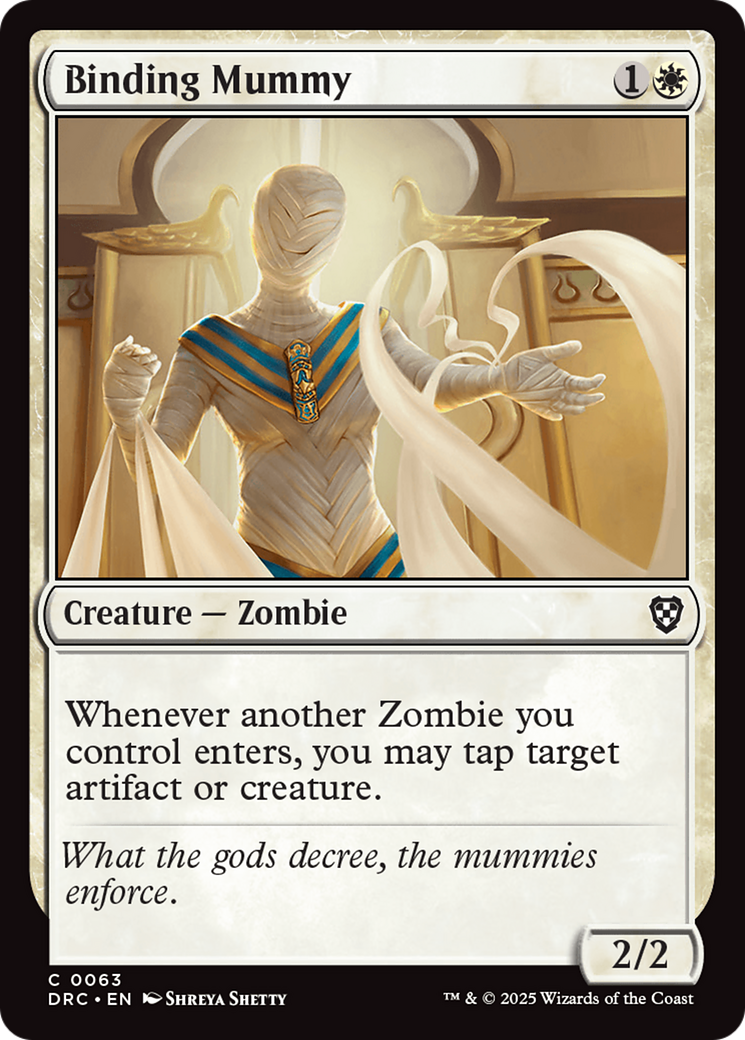Binding Mummy (DRC-063) - Commander: Aetherdrift