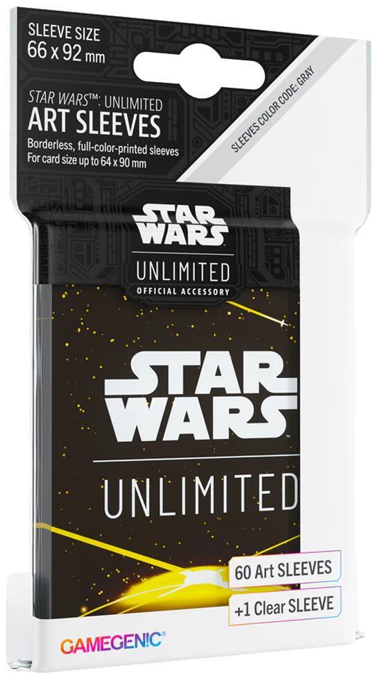 Gamegenic Star Wars: Unlimited Art Sleeves - Card Back Yellow (60ct)