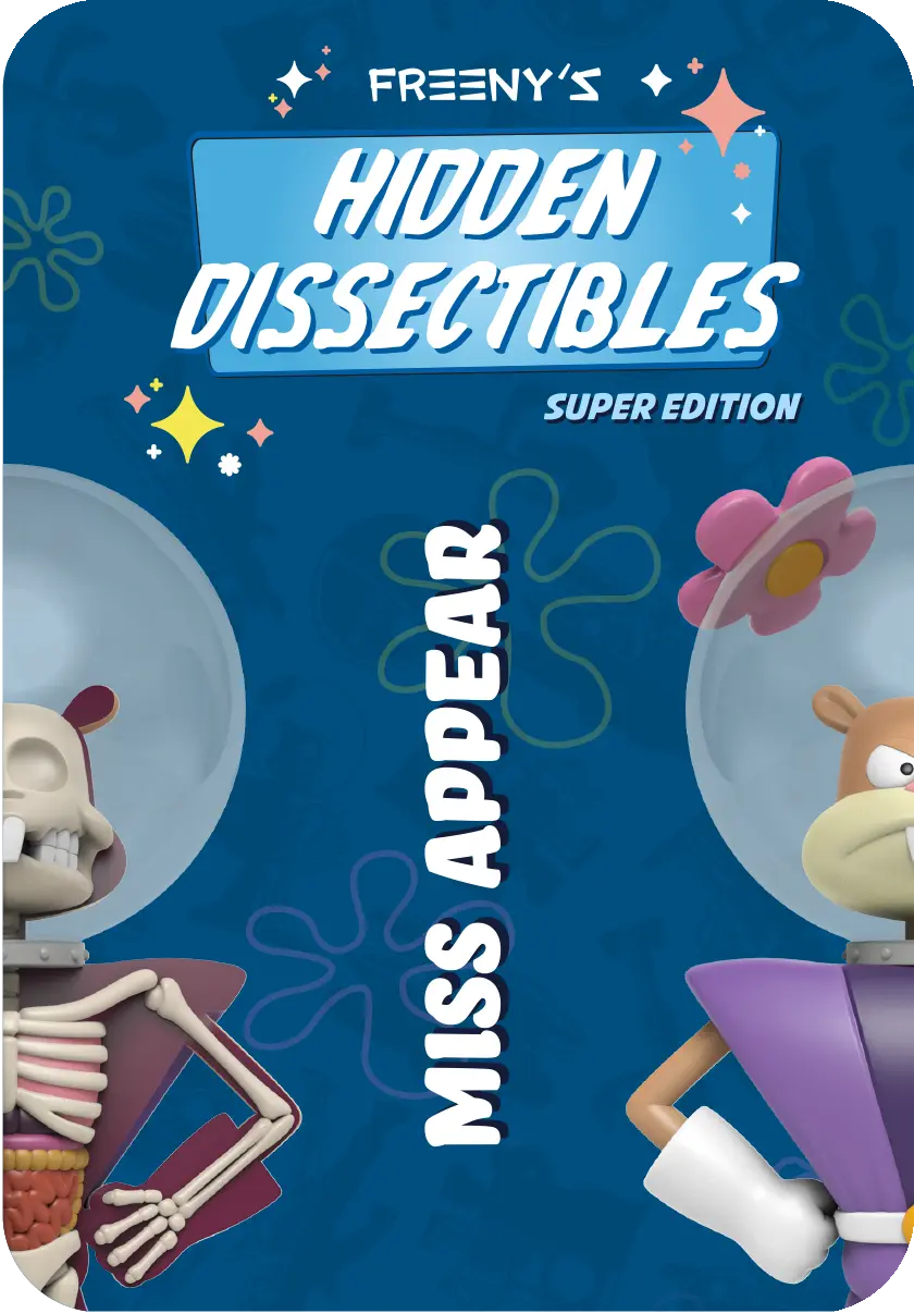 Freeny’s Hidden Dissectibles : SpongeBob SquarePants Series 04 (Super Edition) Blind Box (1 Blind Box)