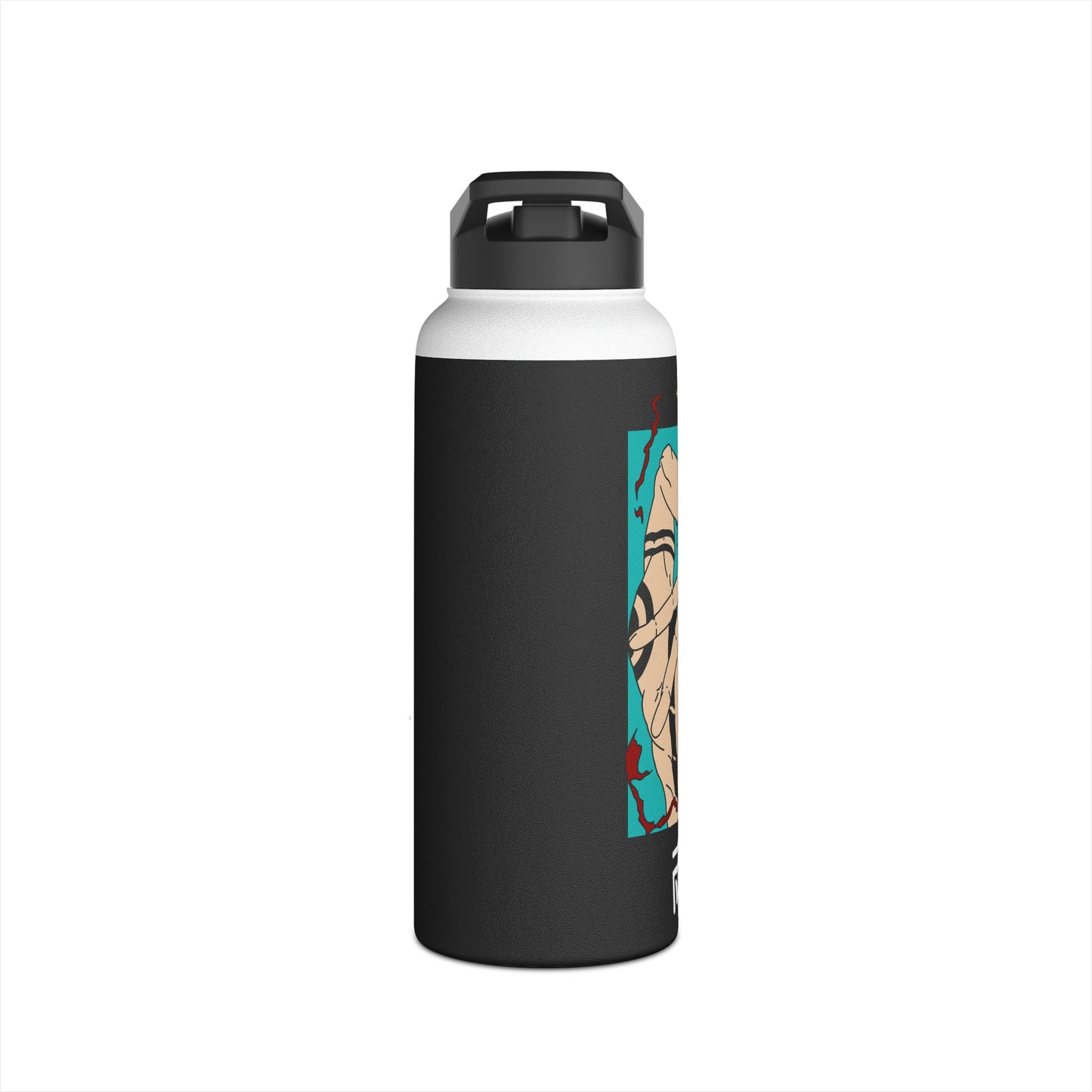 Stainless Steel Sukuna Anime Insulated Water Bottle With Standard Lid