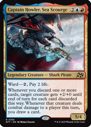 Captain Howler, Sea Scourge (DFT-194) - Aetherdrift Foil