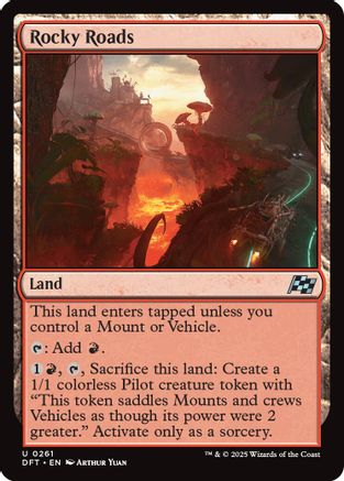 Rocky Roads (DFT-261) - Aetherdrift Foil