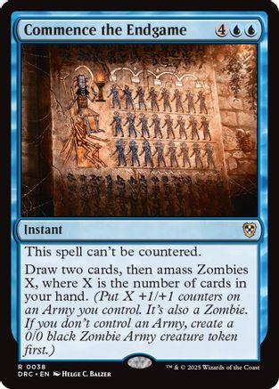 Commence the Endgame (DRC-038) - Commander: Aetherdrift