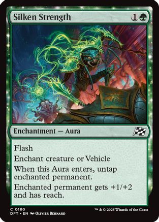 Silken Strength (DFT-180) - Aetherdrift: (enchantment) Foil