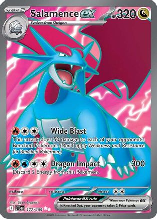Salamence ex 177/159 - SV09 Journey Together Holofoil