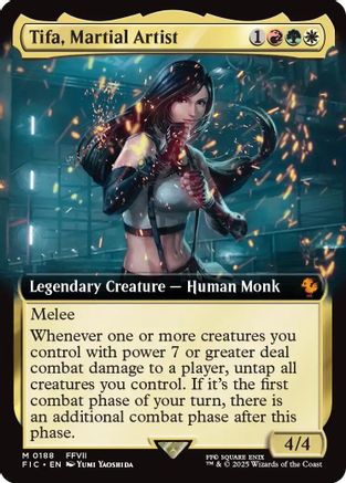 Tifa, Martial Artist (Extended Art) (FIC-188) - Commander: FINAL FANTASY