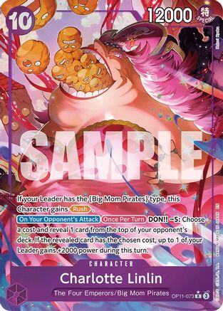 Charlotte Linlin (Alternate Art) (OP11-073) - A Fist of Divine Speed Foil