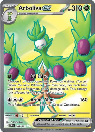 Arboliva ex 207/182 - SV10 Destined Rivals Holofoil