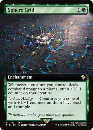 Sphere Grid (Extended Art) (FIC-123) - Commander: FINAL FANTASY Foil
