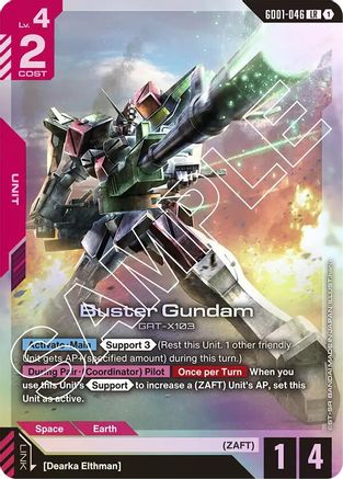 Buster Gundam (GD01-046) - Newtype Rising Holofoil - Super Anime Store