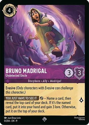 Bruno Madrigal - Undetected Uncle (0/204) - Fabled