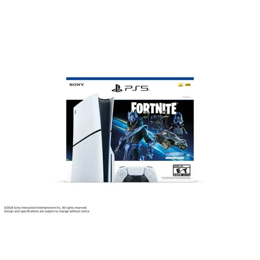 Sony PlayStation 5 Slim Disc Fortnite Cobalt Star Bundle
