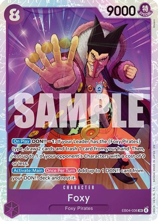 Foxy (EB04-036) - The Azure Sea's Seven Foil