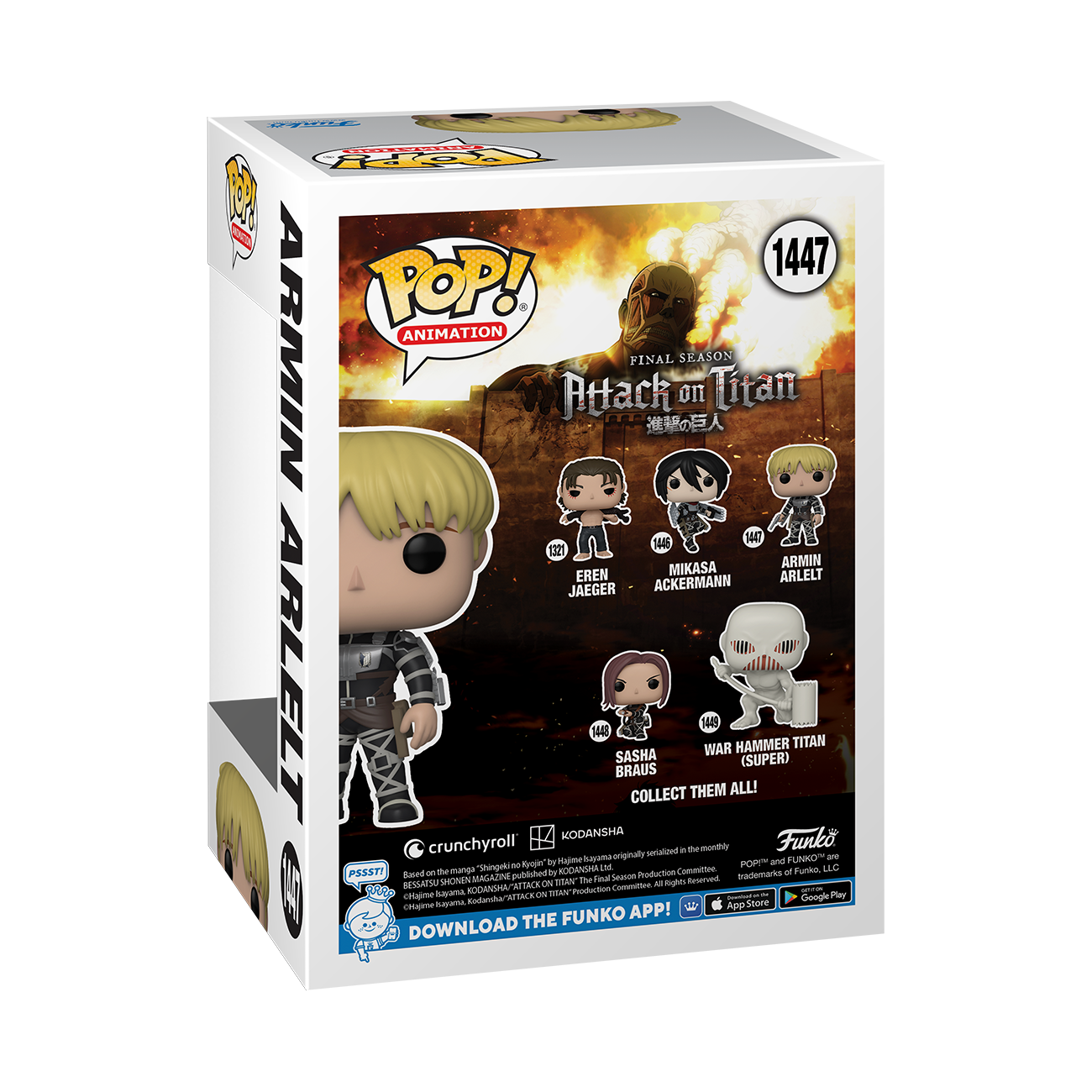 POP! Animation: AoT S5 - Armin Arlert