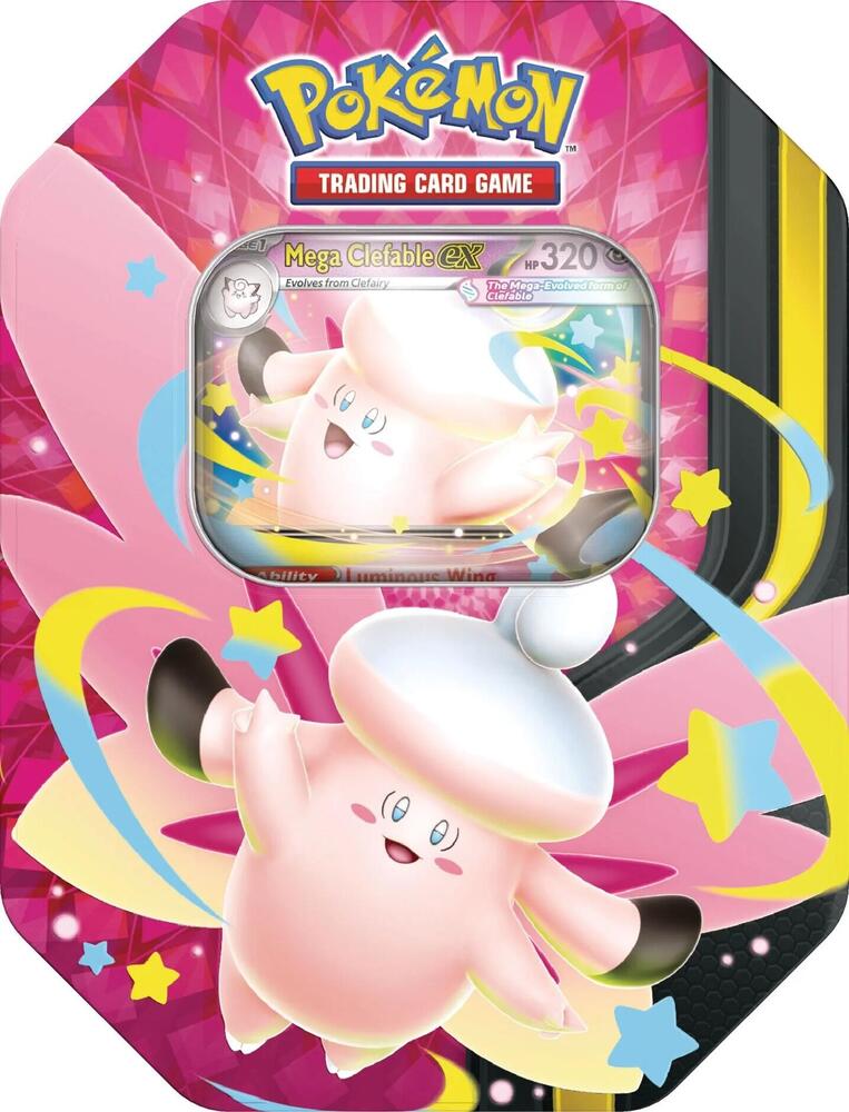 Pokémon TCG: Mega Moonlit Tin – Mega Clefable ex