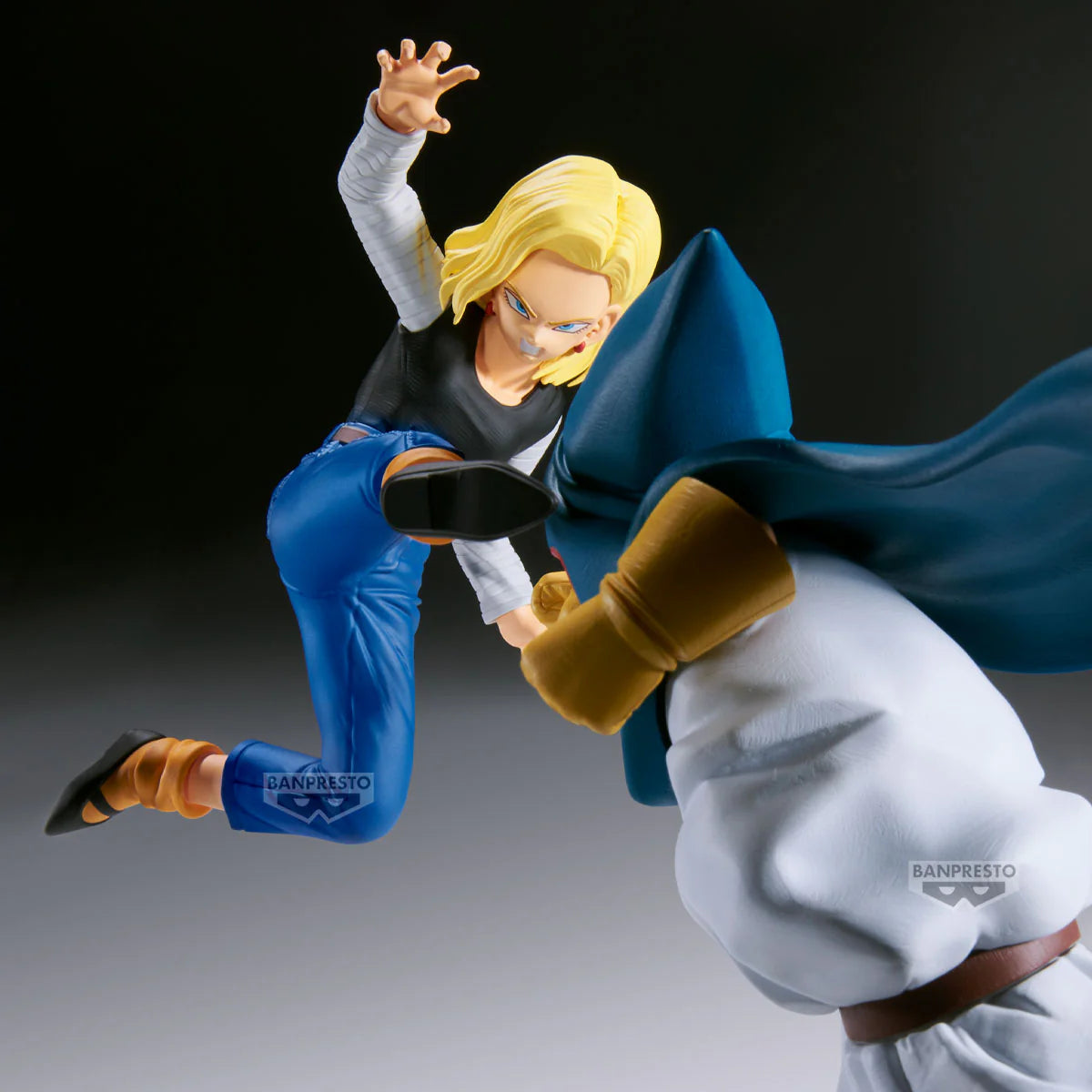 Dragon Ball Z Match Makers - Android 18 VS Mr. Satan: VS Mighty Mask Figure