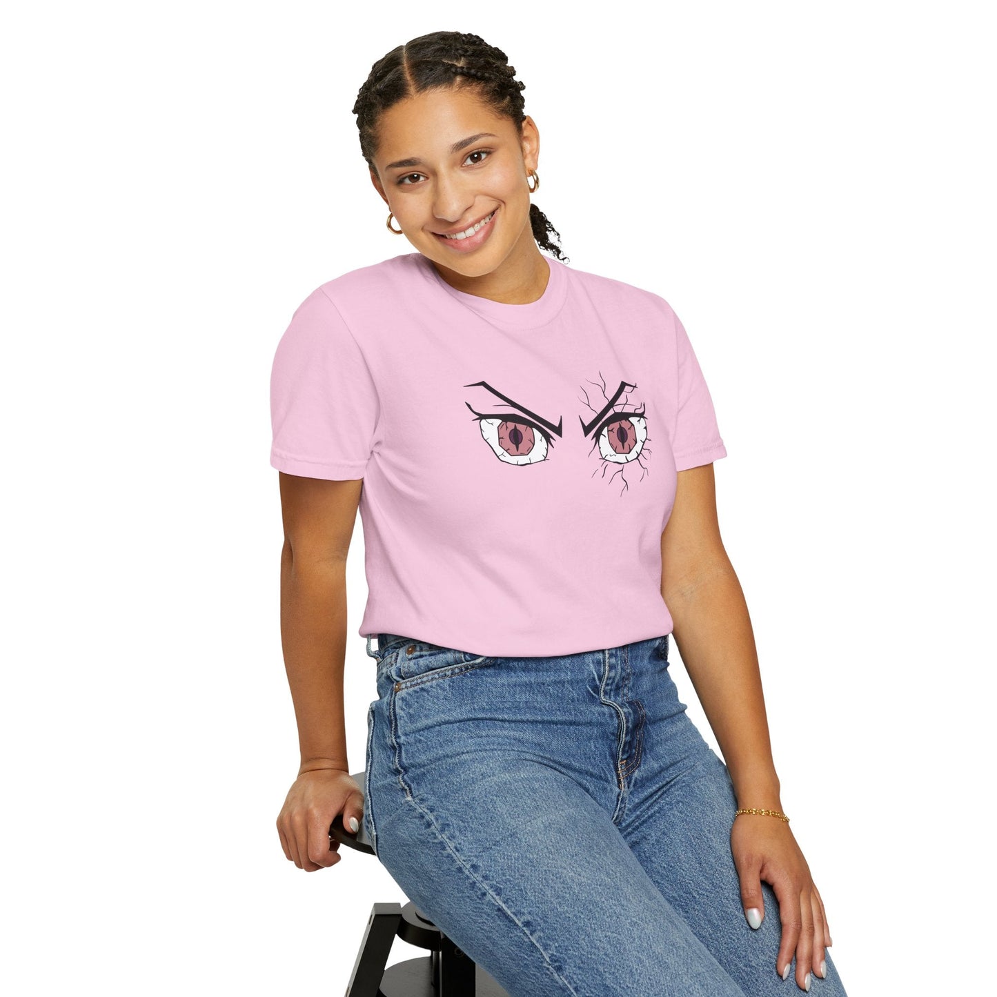 Nezuko Eyes Comfort Color® Unisex Anime Tee
