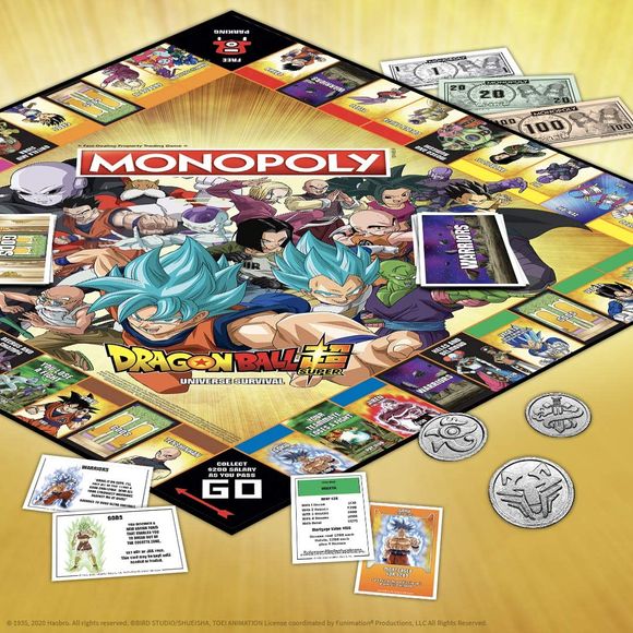 Monopoly Dragon Ball Super Edition Board Game