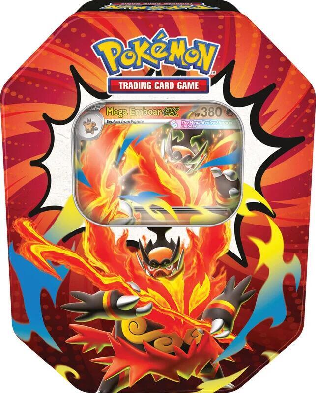 Pokemon: Mega Evolution - Ascended Heroes Tin - Mega Emboar ex
