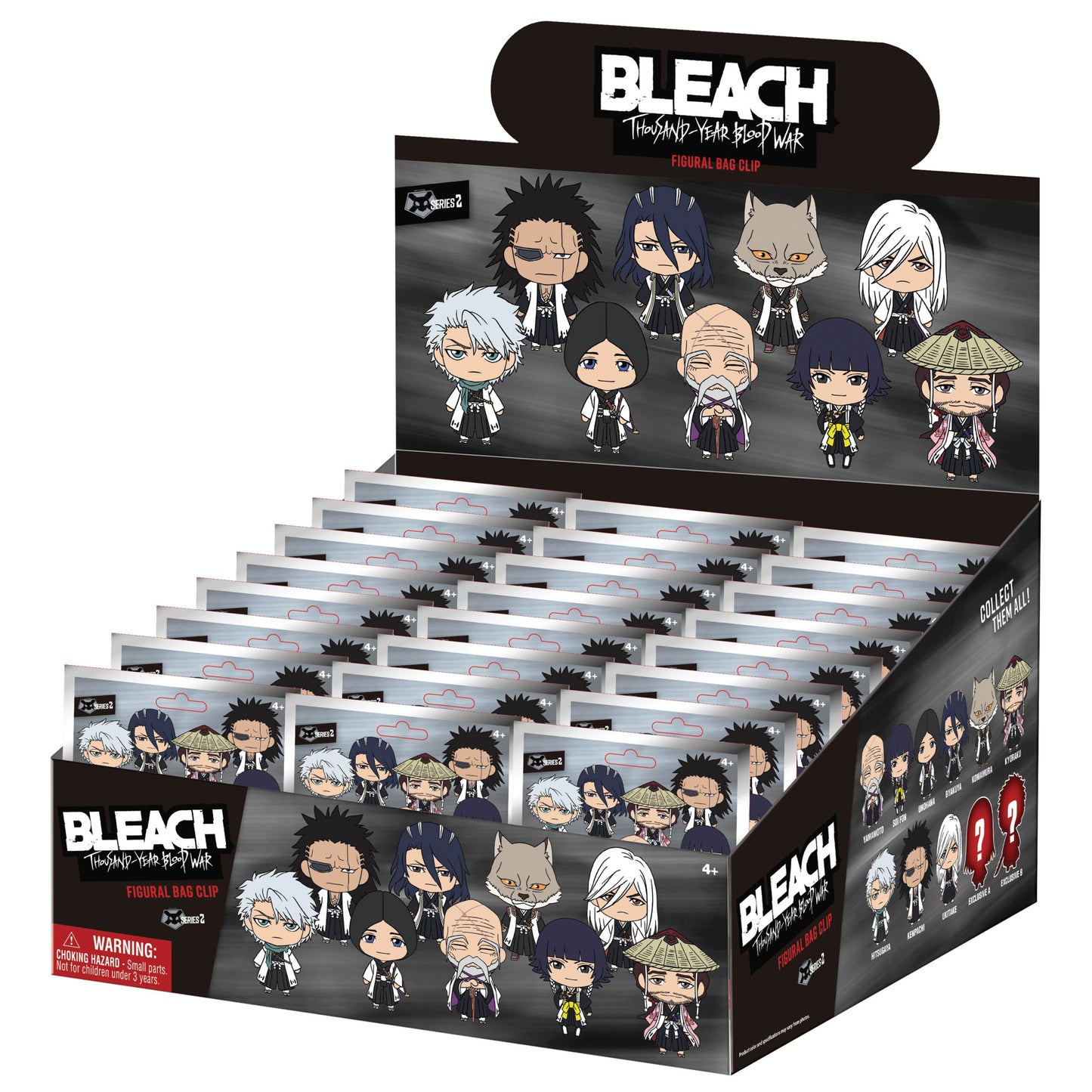 Bleach Thousand-Year Blood War 3D Foam Bag Clip, Series 2 Blind Bag - Super Anime Store