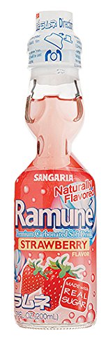 Ramune Erdbeergeschmack (1 Flasche)