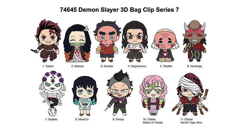 Demon Slayer Season 3 3D Foam Bag Clip Series 7 - Blind Bag Collectible