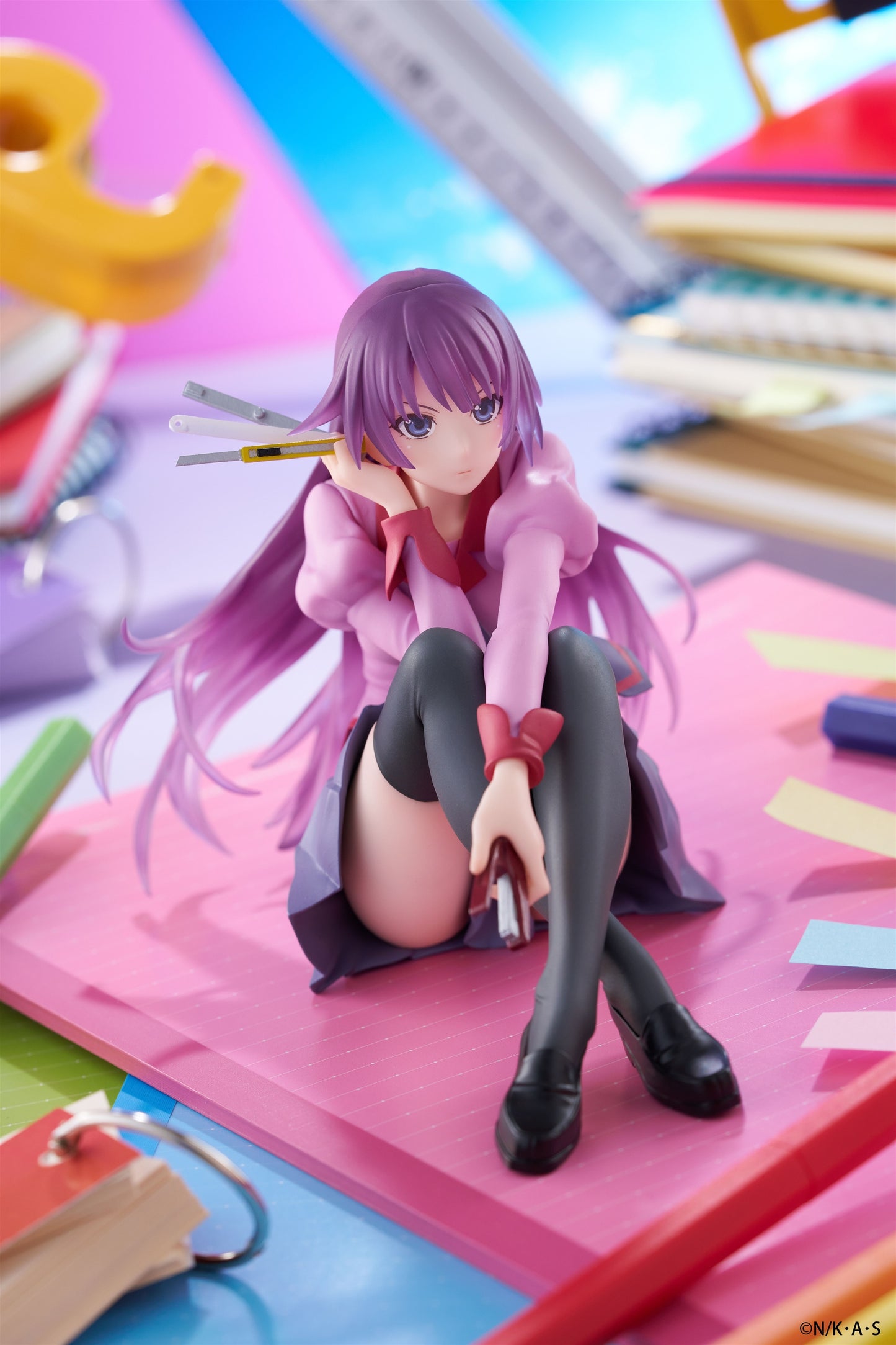 Monogatari - Hitagi Senjougahara Desktop Cute Prize Figure