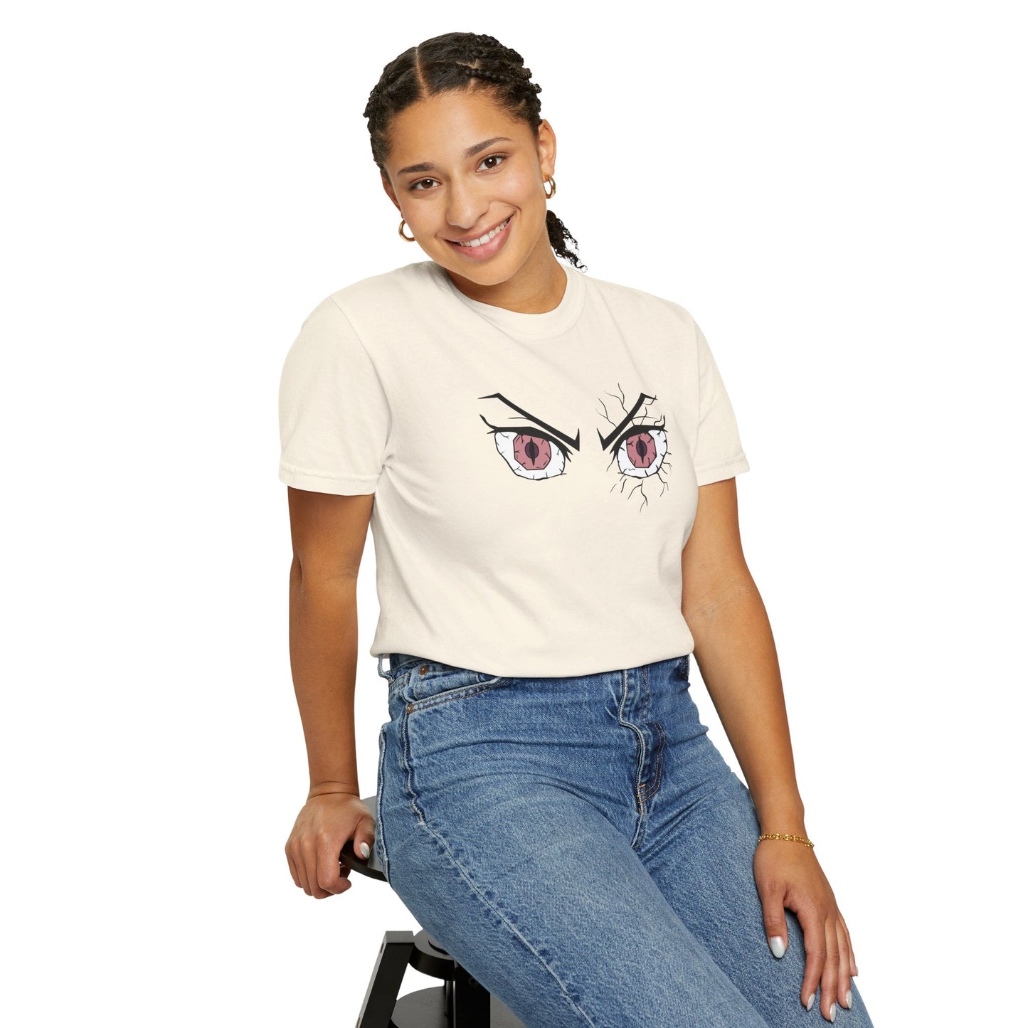 Nezuko Eyes Comfort Color® Unisex Anime Tee