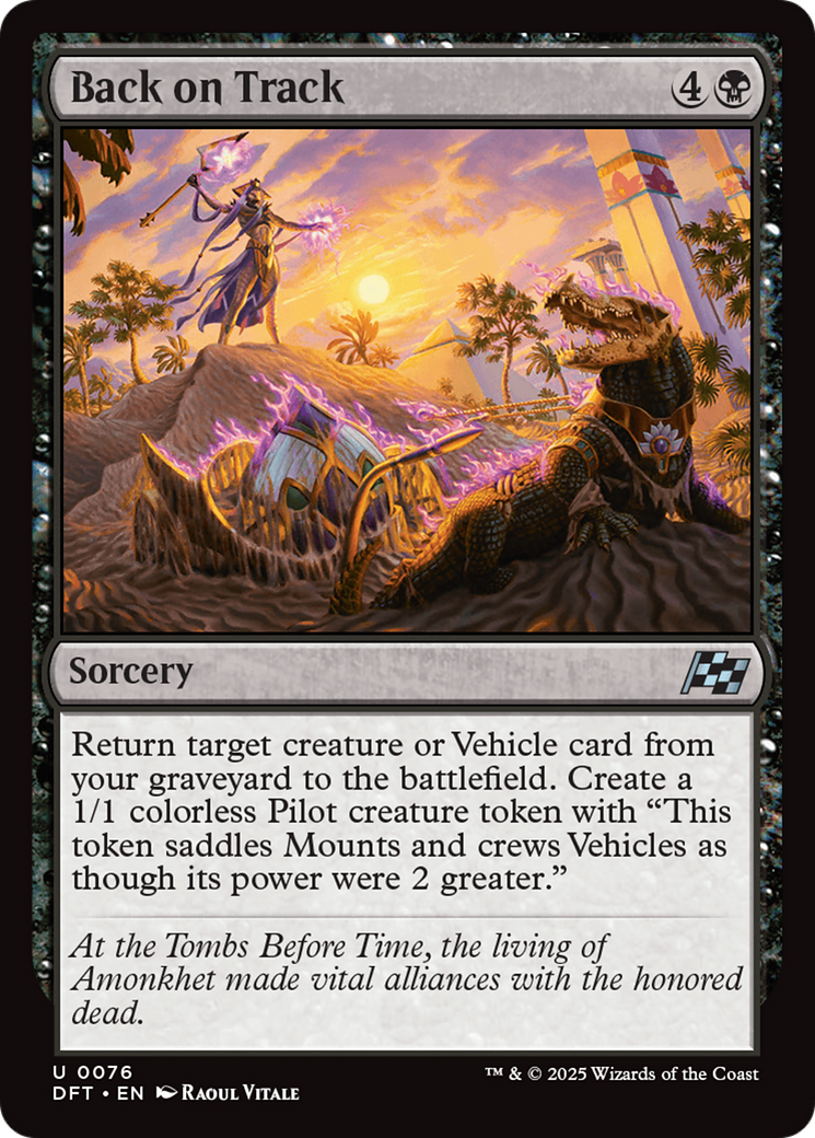 Back on Track (DFT-076) - Aetherdrift Foil