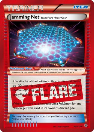 Jamming Net 098/119 - XY Phantom Forces - Holofoil