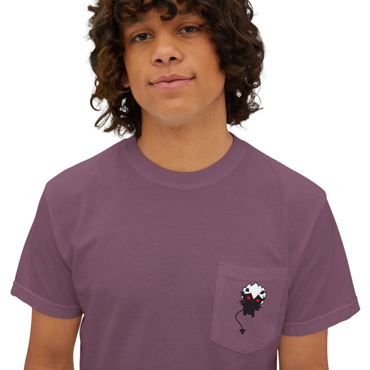 Asta Devil Comfort Colors® Unisex Anime Pocket Tee
