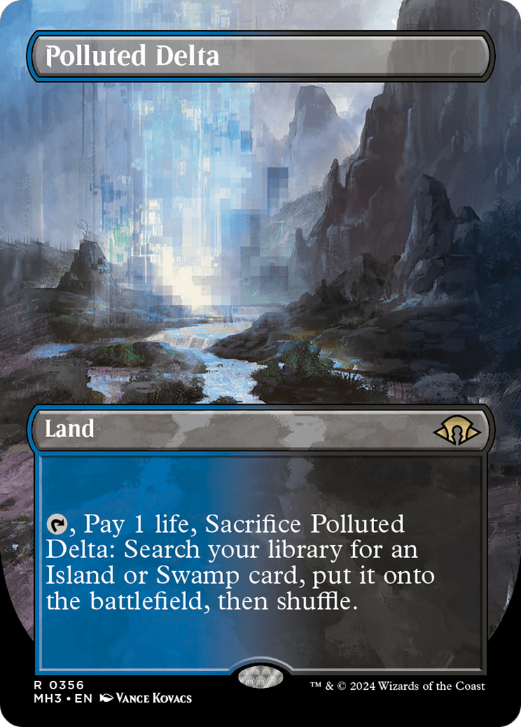 Polluted Delta (Borderless) (MH3-356) - Modern Horizons 3 (Borderless)