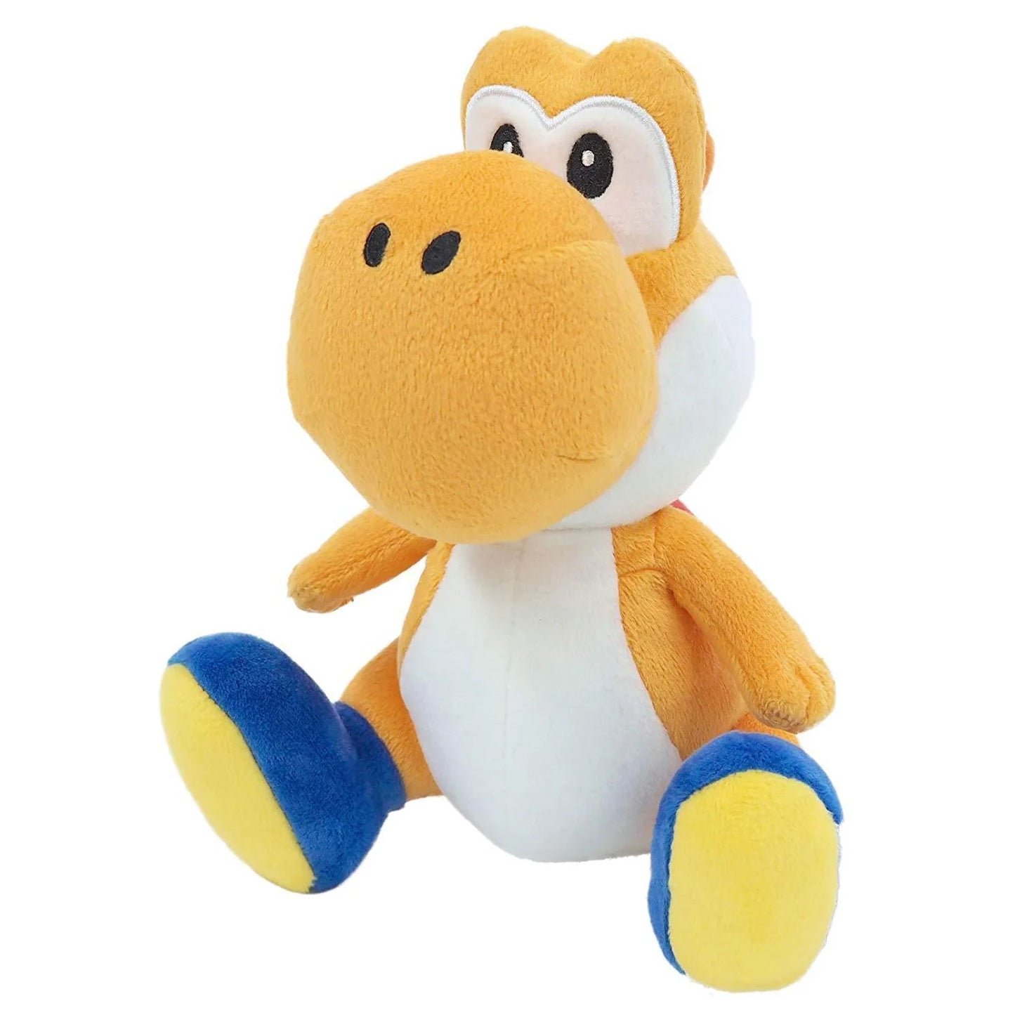 Super Mario All Star Yoshi - Orange Yoshi Plush, 7" - Super Anime Store