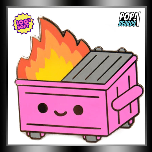100% Soft: Pins (Dumpster Fire), Pepto Pink