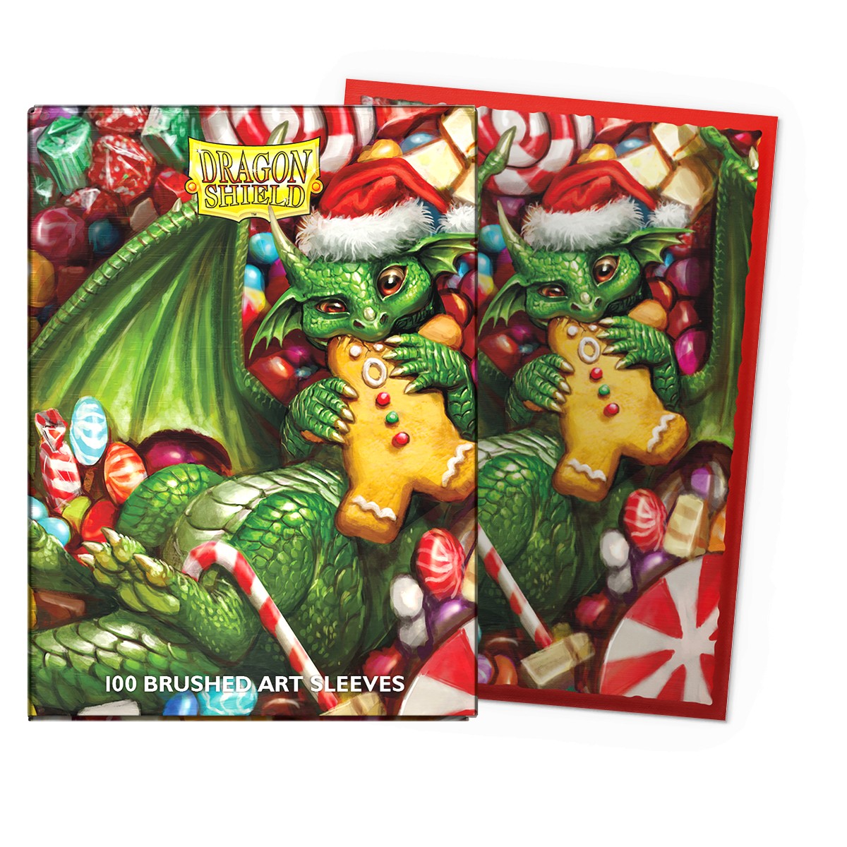 Dragon Shield: Standard 100ct Art Sleeves - Christmas 2024