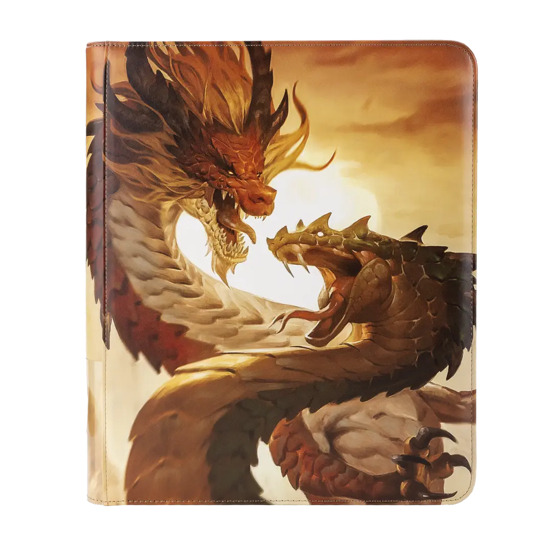 dragon shield card binder Dragon Shield: Wood Snake 2025 - Card Codex Zipster Binder