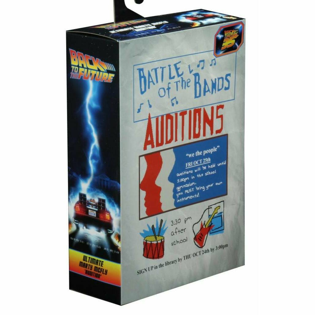 NECA Zurück in die Zukunft Actionfigur im 7-Zoll-Maßstab – Ultimate Marty McFly (1985 „Audition“)