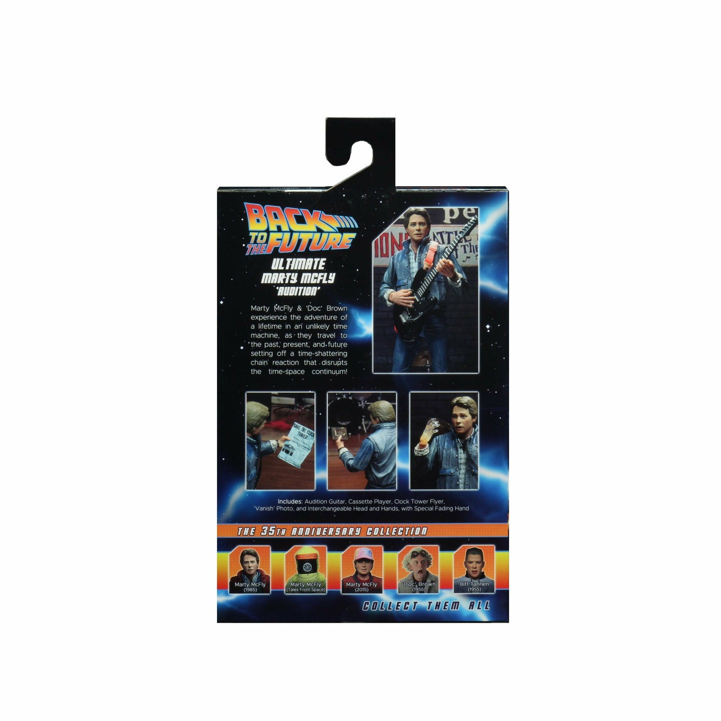 NECA Zurück in die Zukunft Actionfigur im 7-Zoll-Maßstab – Ultimate Marty McFly (1985 „Audition“)
