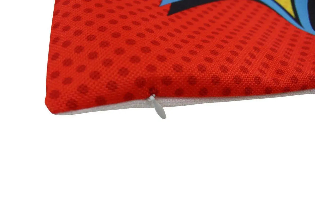 BAM | Red | Anime | Fun Gifts | Pillow Cover | Home Decor | Throw Pillows | Happy Birthday | Kids Room | Bedroom Decor | Room Decor
